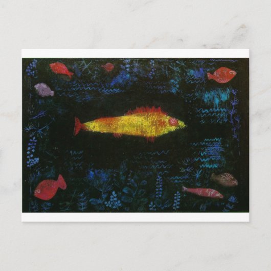 ザ・ゴールドフィッシュ・バイ・ポール・クレー ポストカード (正面)