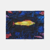 ザ・ゴールドフィッシュ、ポール・クレー フリースブランケット (正面(横))