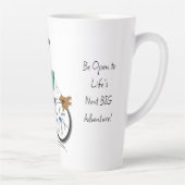 ザ・サイクリスト – Life's Next Big AdventureラテMug カフェラテマグ (右)