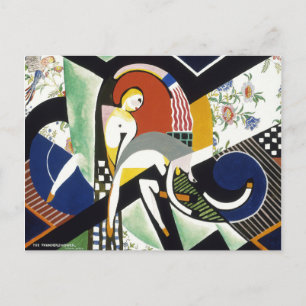 ザ・サンダーシャワー、カラフルアートワーク ポストカード