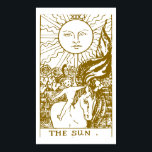 ザ・サン、タロット・カード ポスター<br><div class="desc">タロットカード、太陽の姿。</div>