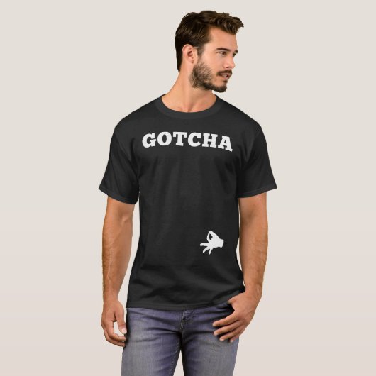 ザ・サークルゲームGotcha Prank おもしろい Pranksterティー Tシャツ (正面フル)