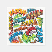 ザ・ザッザーーン（効果音） スタンダードカクテルナプキン (正面)