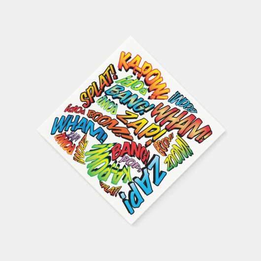 ザ・ザッザーーン(効果音) スタンダードカクテルナプキン (角)