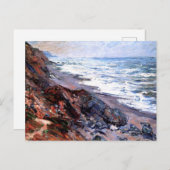 ザ・シー・アット・ポーヴィルbyモネ葉書 ポストカード (正面/裏面)