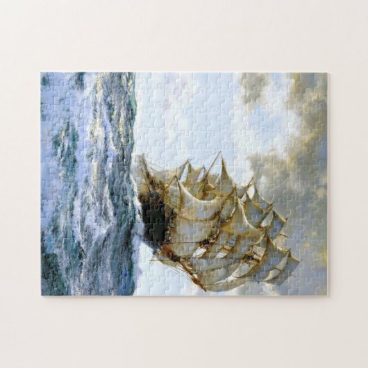 ザ·シ誇りを持ったップ絵画ズバイ·モンタギュー·ドーソン ジグソーパズル (横)