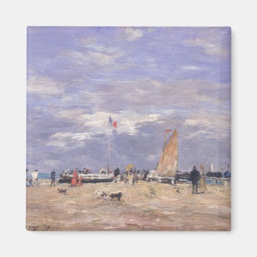 ザ・ジェティ・アット・ドーヴィル， 1869 マグネット (正面)