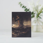 ザ・ジャイアント(またはコロッソス)、Francisco Goya 180 ポストカード (スタンド正面)
