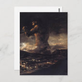 ザ・ジャイアント(またはコロッソス)、Francisco Goya 180 ポストカード (正面/裏面)