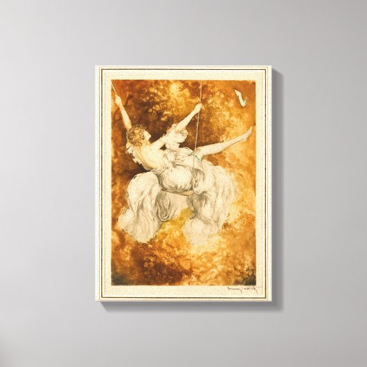 ザ・スイング, 1928 byルイ・イカルト キャンバスプリント (正面)