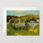 ザ・スウィーエルド、ブリタニーby Paul Gauguin ポストカード (正面/裏面)