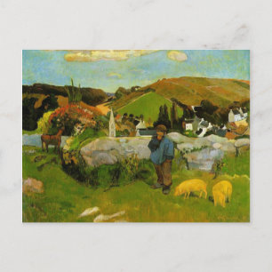 ザ・スウィーエルド、ブリタニーby Paul Gauguin ポストカード