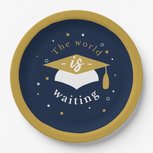 ザ・スキーズ・ザ・リミット卒業2025パーティー ペーパープレート (正面)