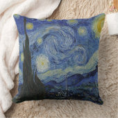 ザ・スターリーナイト・バイ・ヴァン・ゴッホ クッション (ブランケット)