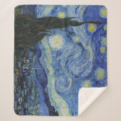 ザ・スターリーナイト・バイ・ヴァン・ゴッホ シェルパブランケット (正面)