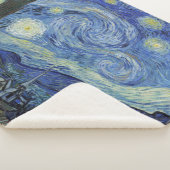 ザ・スターリーナイト・バイ・ヴァン・ゴッホ シェルパブランケット (3/4)