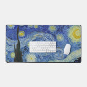ザ・スターリーナイト・バイ・ヴァン・ゴッホ デスクマット (キーボード&マウス)