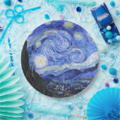 ザ・スターリーナイト・バイ・ヴァン・ゴッホ ペーパープレート (パーティー)