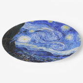 ザ・スターリーナイト・バイ・ヴァン・ゴッホ ペーパープレート (アングル)