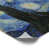 ザ・スターリーナイト・バイ・ヴァン・ゴッホ ポスター (角)