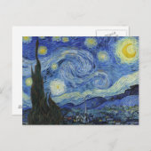 ザ・スターリーナイト・バイ・ヴァン・ゴッホ ポストカード (正面/裏面)