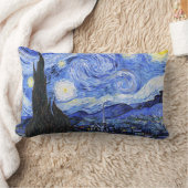 ザ・スターリーナイト・バイ・ヴァン・ゴッホ ランバークッション (ブランケット)