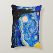 ザ・スターリーナイトbyヴィンセント・ヴァン・ゴッホ アクセントクッション (裏面(縦))