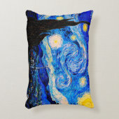 ザ・スターリーナイトbyヴィンセント・ヴァン・ゴッホ アクセントクッション (正面(垂直))