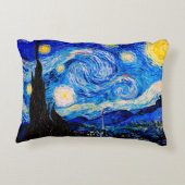 ザ・スターリーナイトbyヴィンセント・ヴァン・ゴッホ アクセントクッション (裏面)