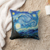 ザ・スターリーナイトbyヴィンセント・ヴァン・ゴッホ クッション (ブランケット)