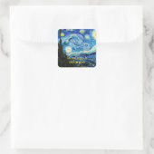 ザ・スターリーナイトbyヴィンセント・ヴァン・ゴッホ スクエアシール (バッグ)