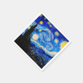 ザ・スターリーナイトbyヴィンセント・ヴァン・ゴッホ スタンダードカクテルナプキン (角)