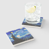 ザ・スターリーナイトbyヴィンセント・ヴァン・ゴッホ ストーンコースター (横)