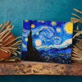 ザ・スターリーナイトbyヴィンセント・ヴァン・ゴッホ フォトプラーク (側面)