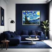 ザ・スターリーナイトbyヴィンセント・ヴァン・ゴッホ ポスター