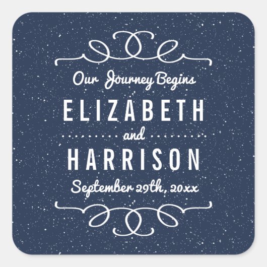 ザ・スター結婚リー・ナイトのコレクション – お気に入り スクエアシール (正面)