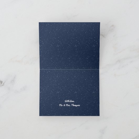 ザ・スター結婚リー・ナイト・コレクション – サンキューカード (内部)