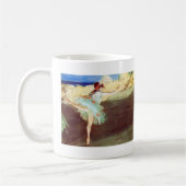 ザ・スター：デガスのポイントでダンサー コーヒーマグカップ (左)