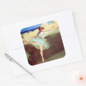 ザ・スター:デガスのポイントでダンサー スクエアシール (封筒)