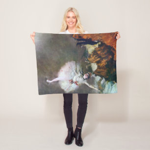 ザ・スター、バレリーナ、エドガー・デガス、1878 フリースブランケット