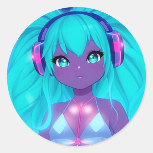 ザ・ステラグルーブドレスのステッカー#01 ラウンドシール (正面)