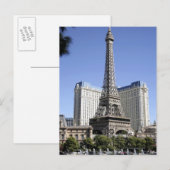 ザ・ストリップ、パリス・ラスベガス、ラグジュアリーホテル ポストカード (正面/裏面)