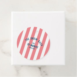 ザ・スノー・バッハ・ピンク・カバナ・ストライプ・バチュロレッテ フェイバータグ