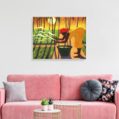 ザ・スピリットガーデン2007 キャンバスプリント (インサイチュ (リビング))