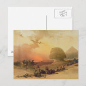 ザ・スフィンクス・アット・ギザ ポストカード (正面/裏面)