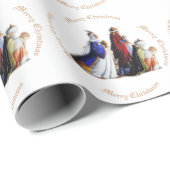 ザ・スリーマギ贈り物とクリスマスグリーティング ラッピングペーパー (ロールコーナー)