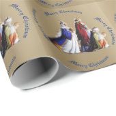 ザ・スリーマギ贈り物とクリスマスグリーティング ラッピングペーパー (ロールコーナー)