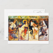 ザ・セカンドフォーシーズンズミュシャはがき ポストカード (正面/裏面)