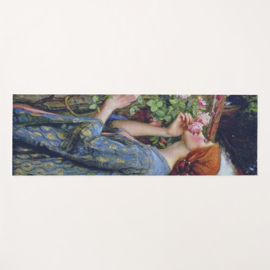 ザ・ソウル・オブ・ザ・バラ、ジョン・ウィリアム・ウォーターハウス ヨガマット (正面(横))