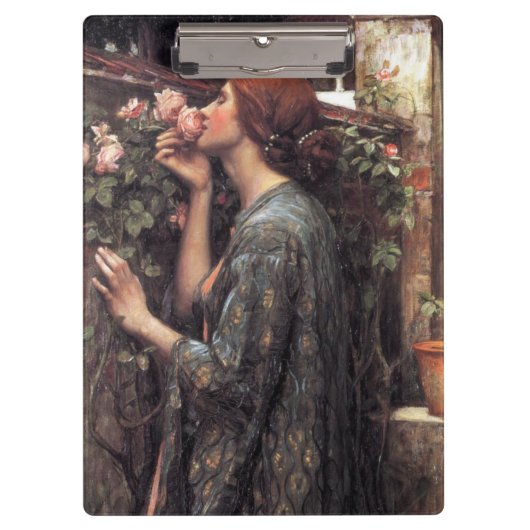 ザ・ソウル・オブ・ザ・バラ(by John William Waterhouse) クリップボード (正面)